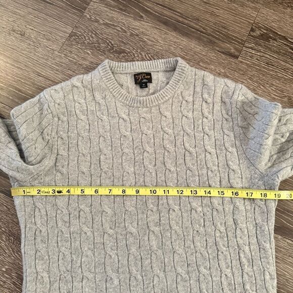 J. Crew 100% Cashmere Cable Sweater - Picture 6 of 8